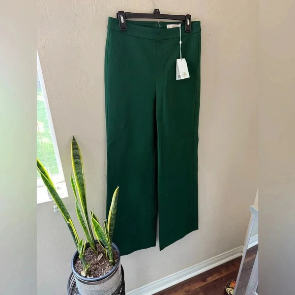 TORY BURCH Cotton & Lyocell Palazzo Mesteno Panfs - NWT - Size 6 - Picture 7 of 10